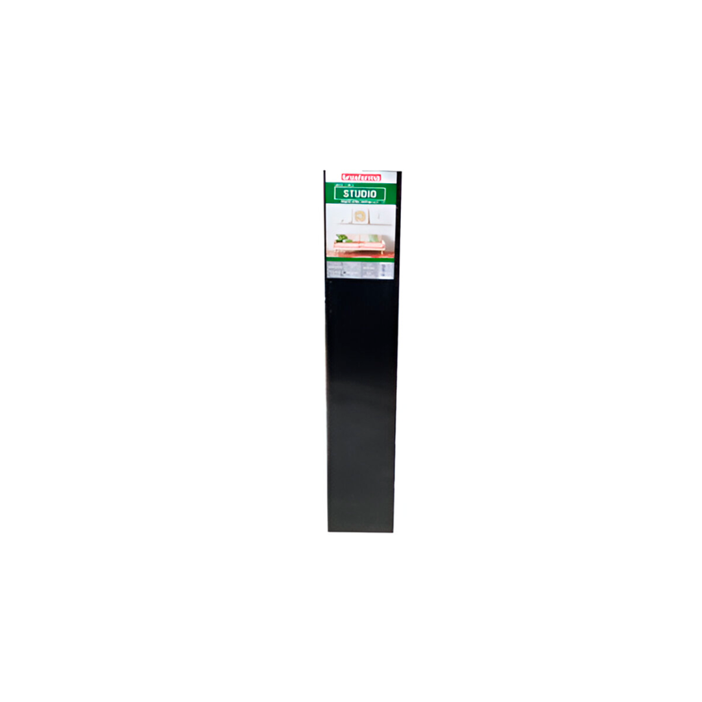 Repisa de madera 47"x8" brasforma negro