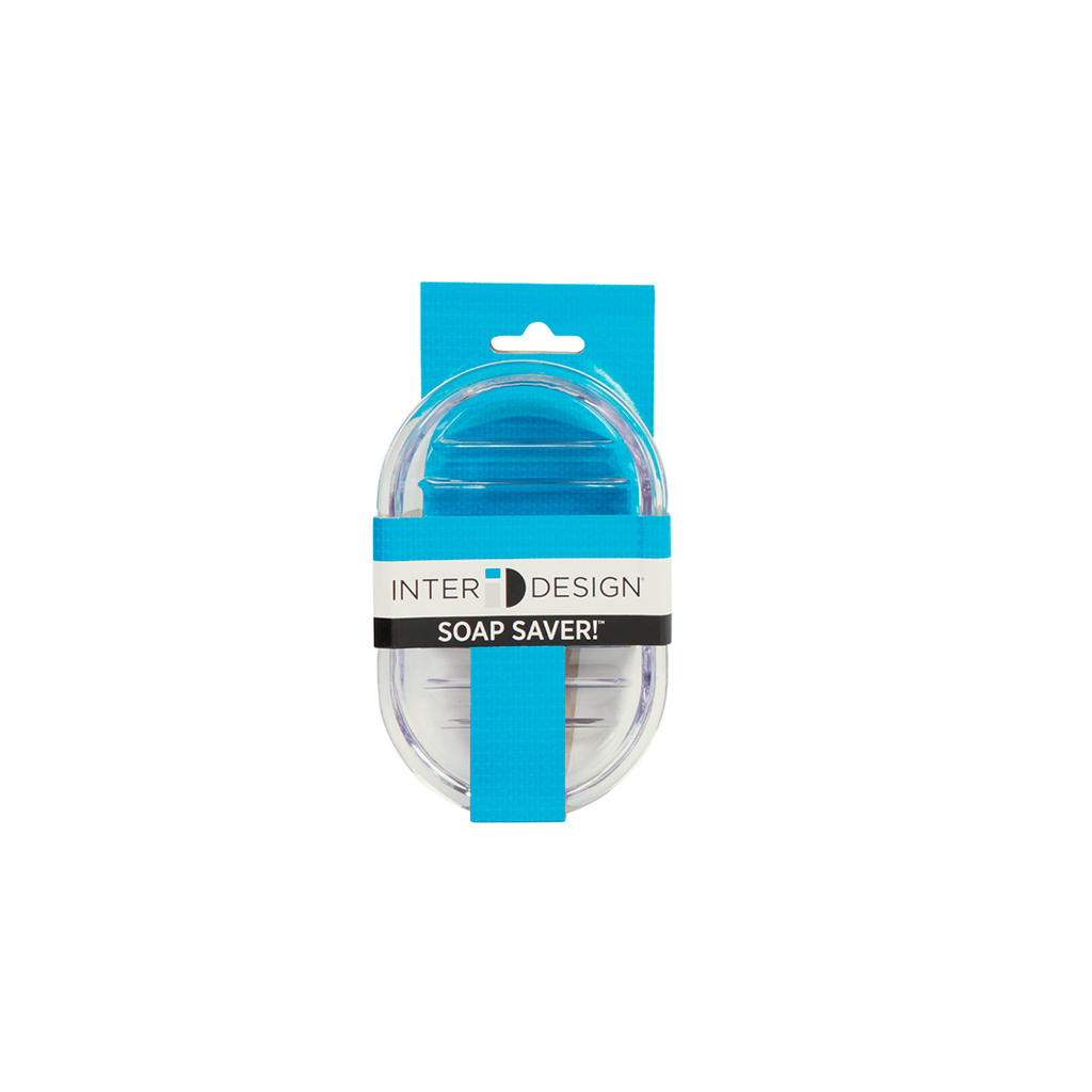 Jabonera plastica ovalada interdesign 29100 transparente