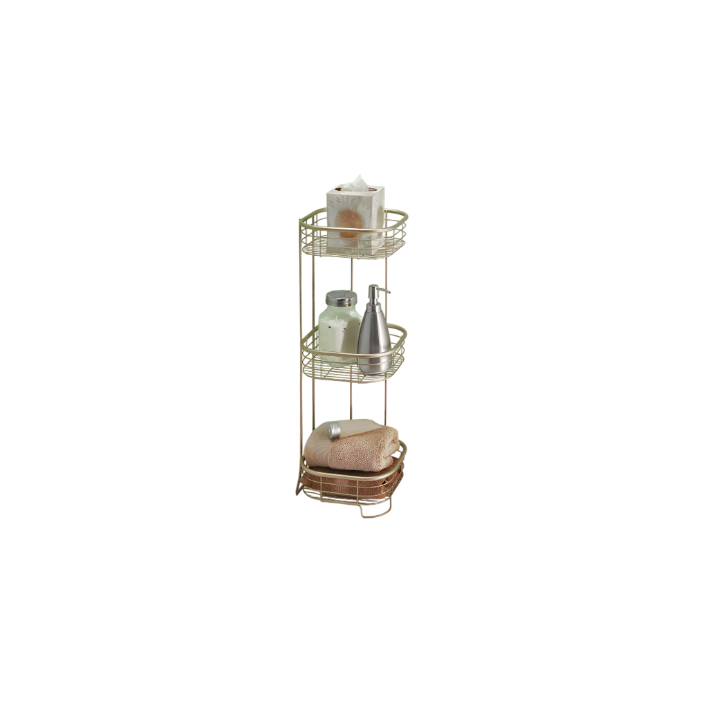 Organizador para baño metal 3div interdesign 28665