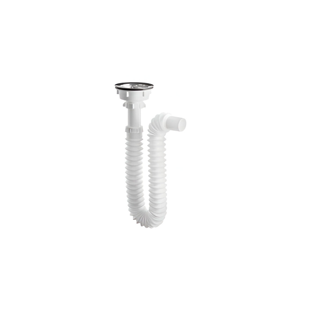 Sifon plastico 1.1/2" jumbo con desague 3603
