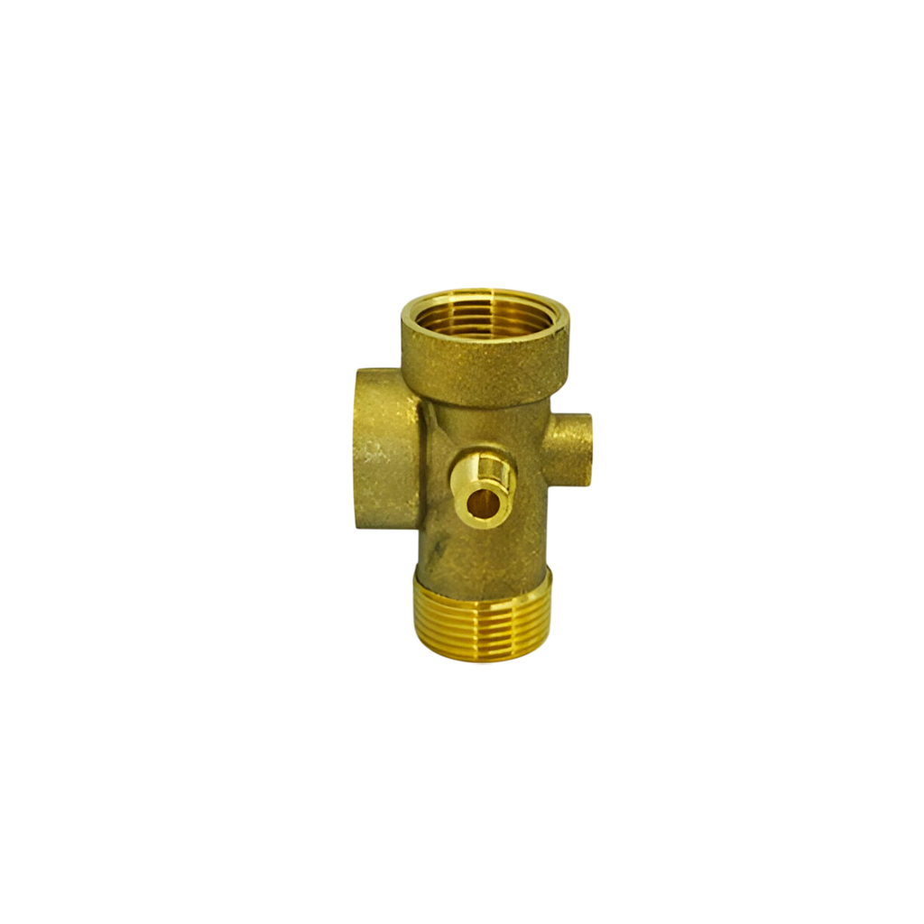 Tee bronce 5-vias para bomba genebre 3772-0606