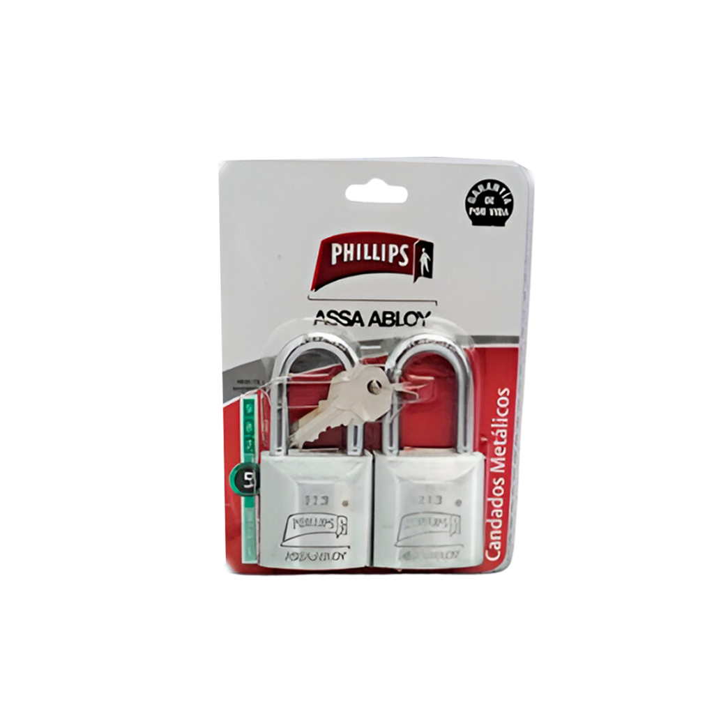 Candado phillips 45mm 2pc con largo 1178 b