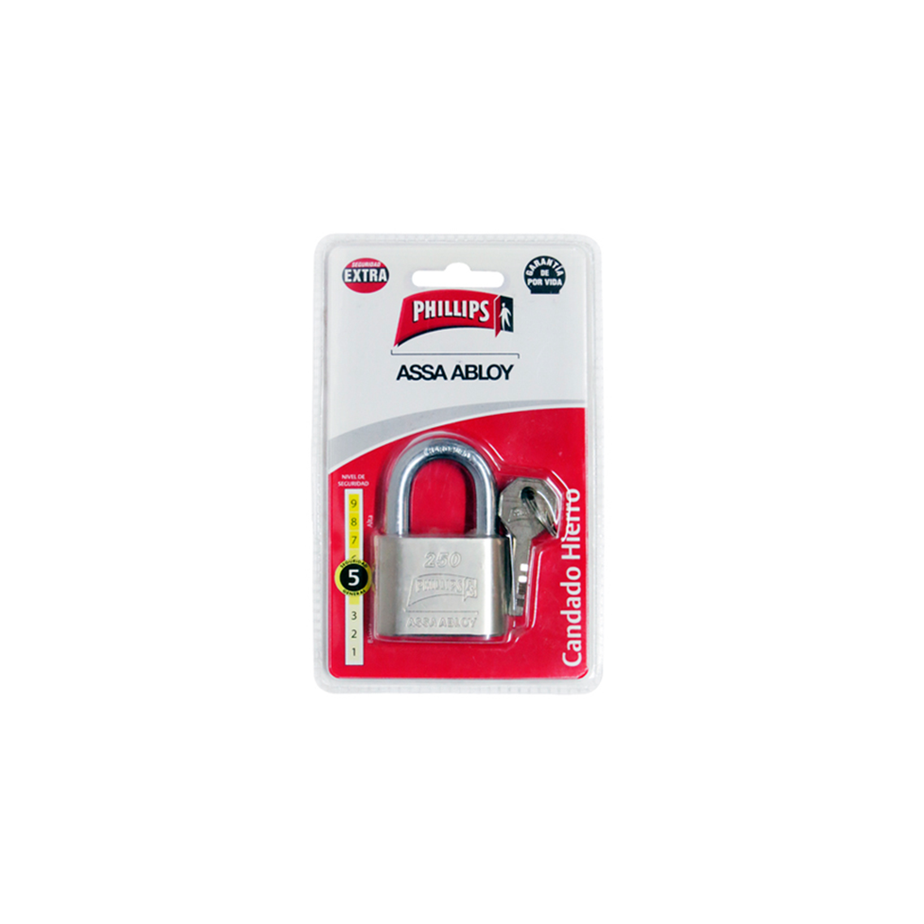 Candado phillips 50mm 2775 250 bp