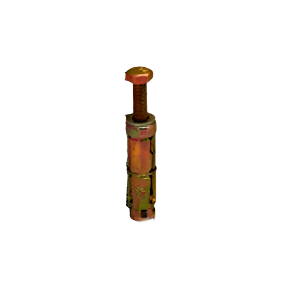 Taco metal con perno m6=1/4" chino bronce