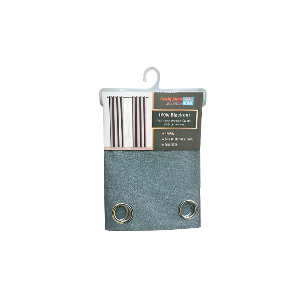Cortina sala 54x84" 100% blackout gris