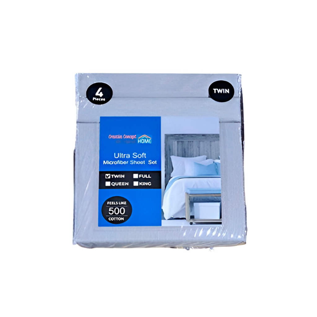 Sabanas twin 4pc creative home l4bd169st