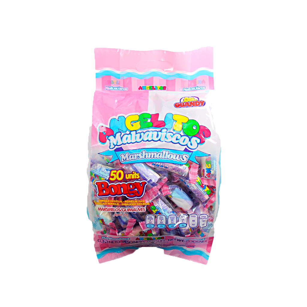 Dulce malvaviscos angelitos bongy 50und