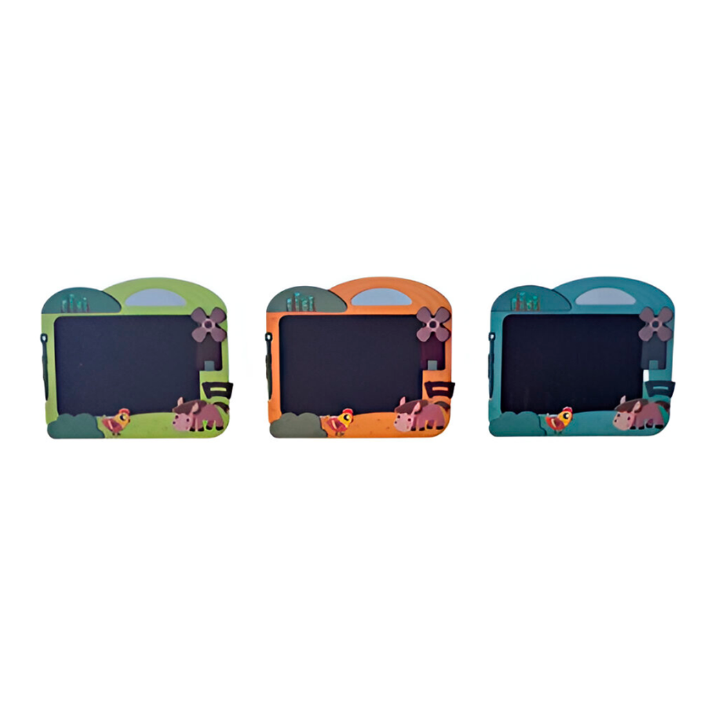 Juguete tablet lcd escri con b 14" fram varios colores