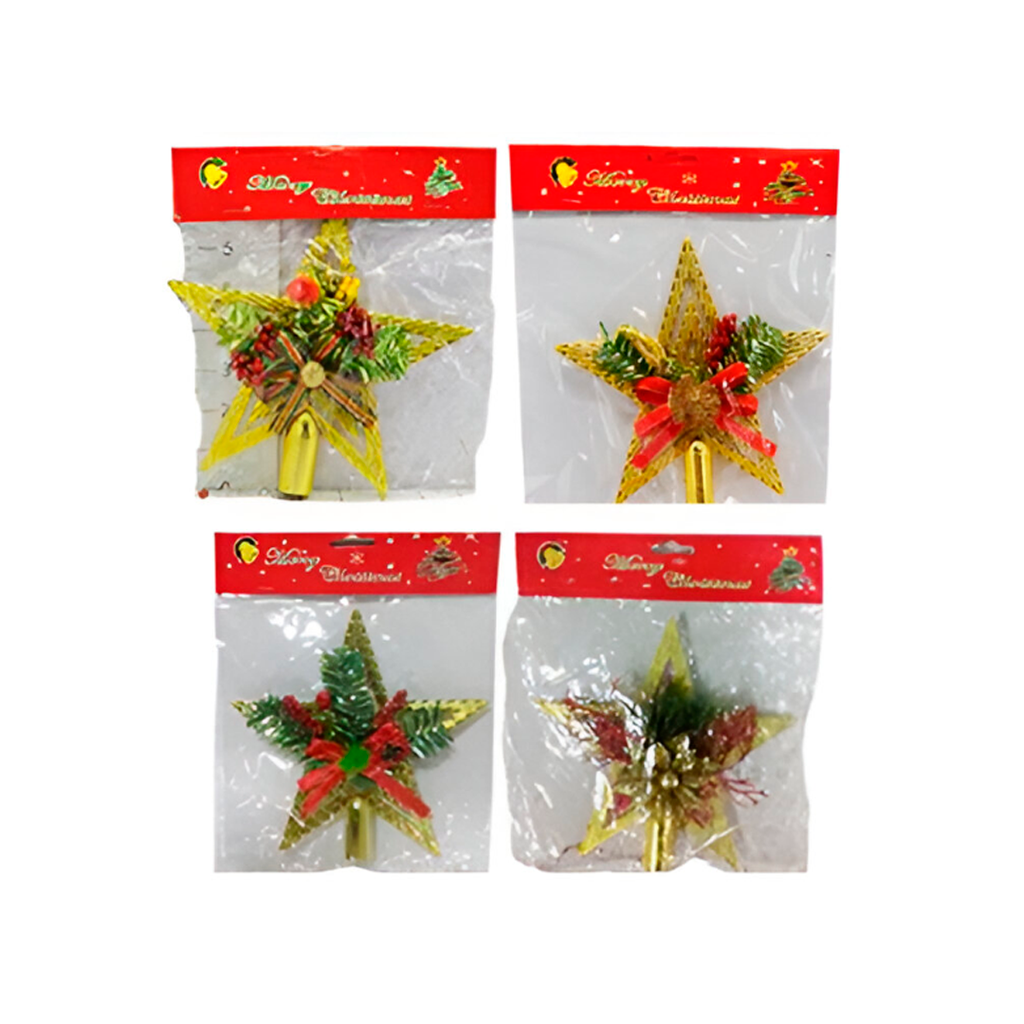 Estrella navideña 18x18cm 2-cs1503-1259 varios diseños