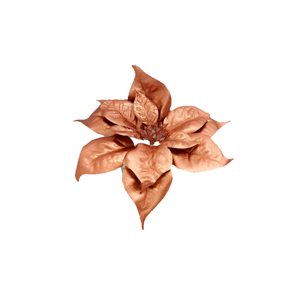 Flor navideña 23cm xh1463560lpg rosado