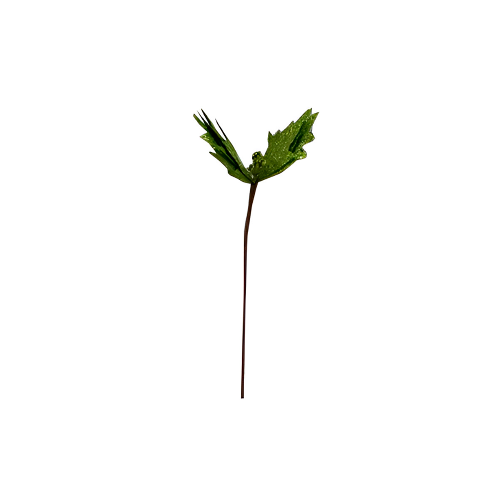 Flor navideña 24cm 2-lm1704-317 verde