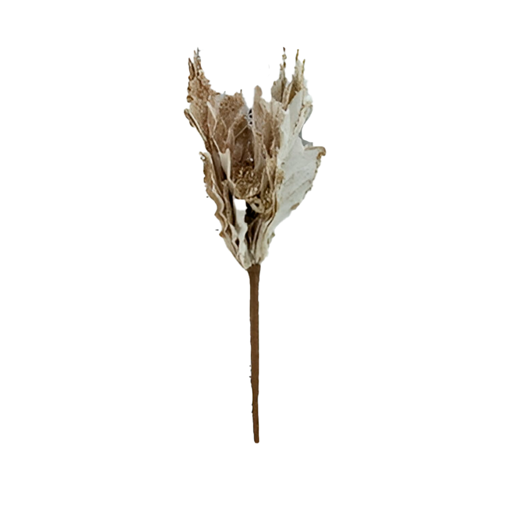 Flor navideña 27cm stsd2312 blanco