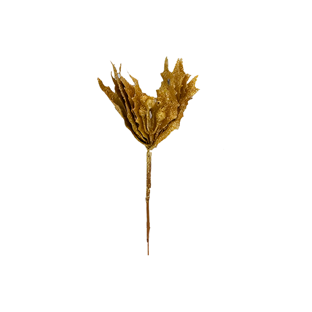 Flor navideña 73cm xs1042201asg champagne