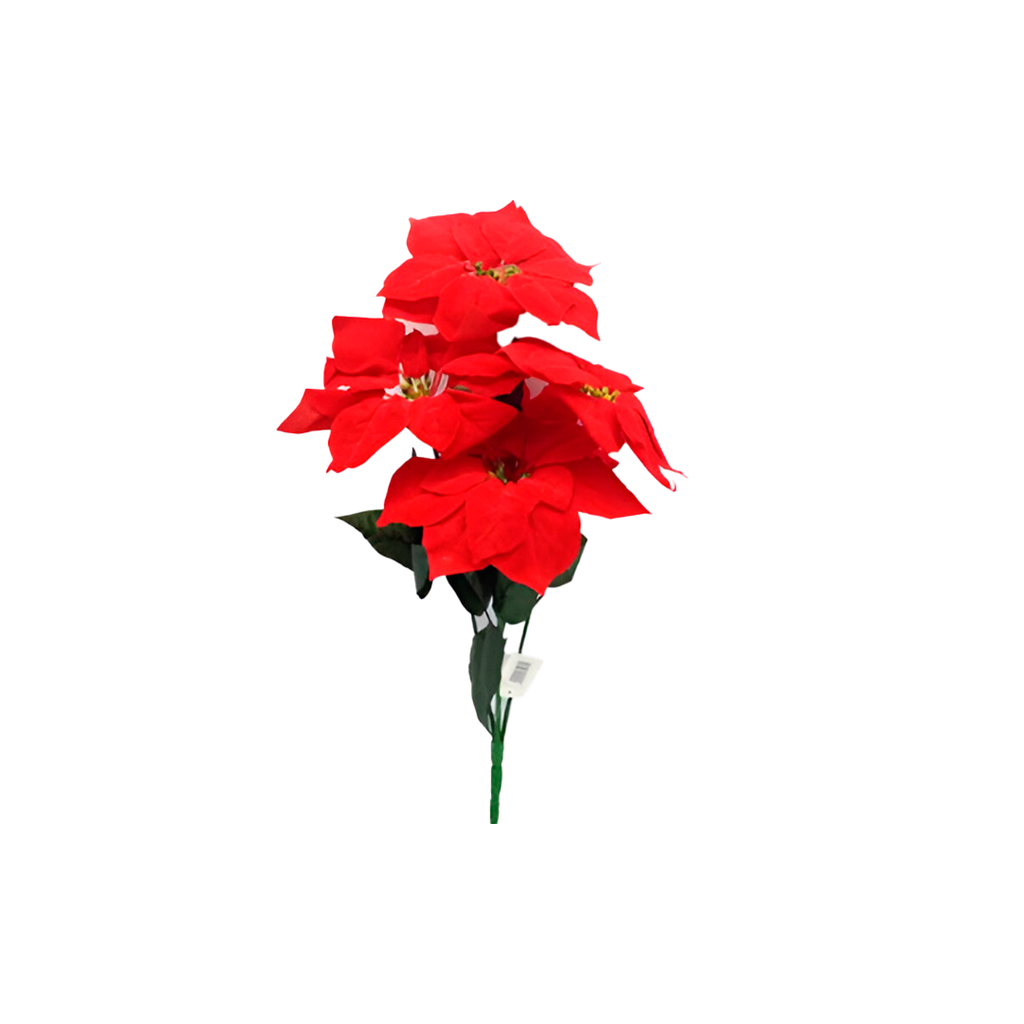Flor navideña pascua 50cm 2-cs1602-931 rojo