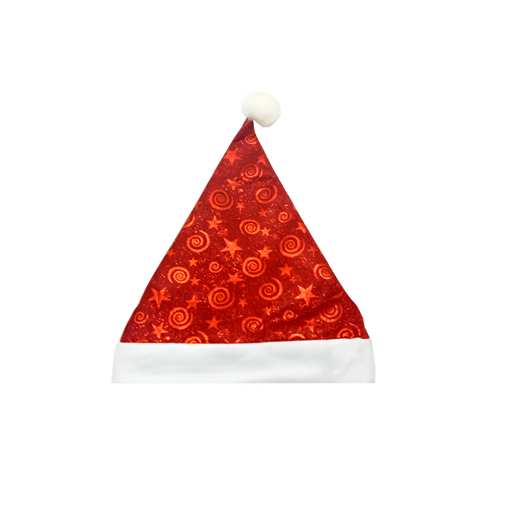 Gorro navideño 28x35cm symza-0622056 rojo/blanco