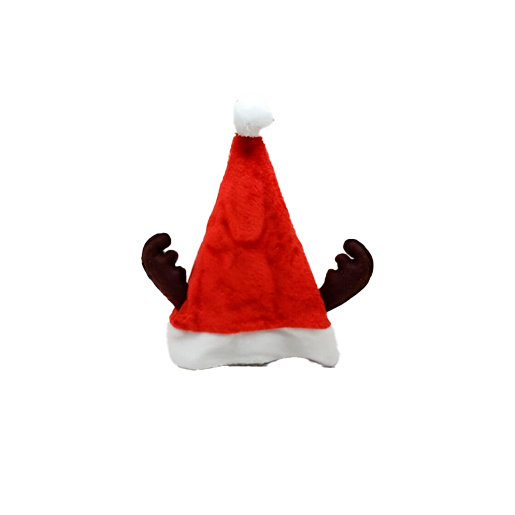 Gorro navideño cuernos 30x40cm stwx3202 rojo