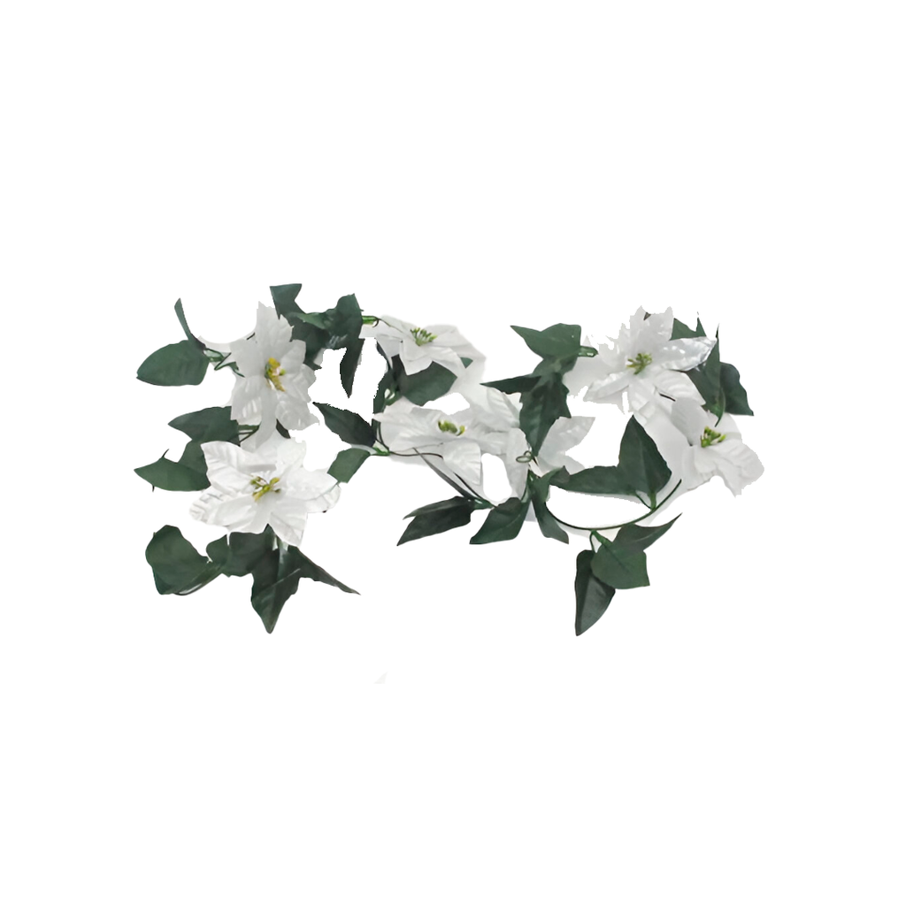 Guirnalda navideña con pascua 182cm champagne