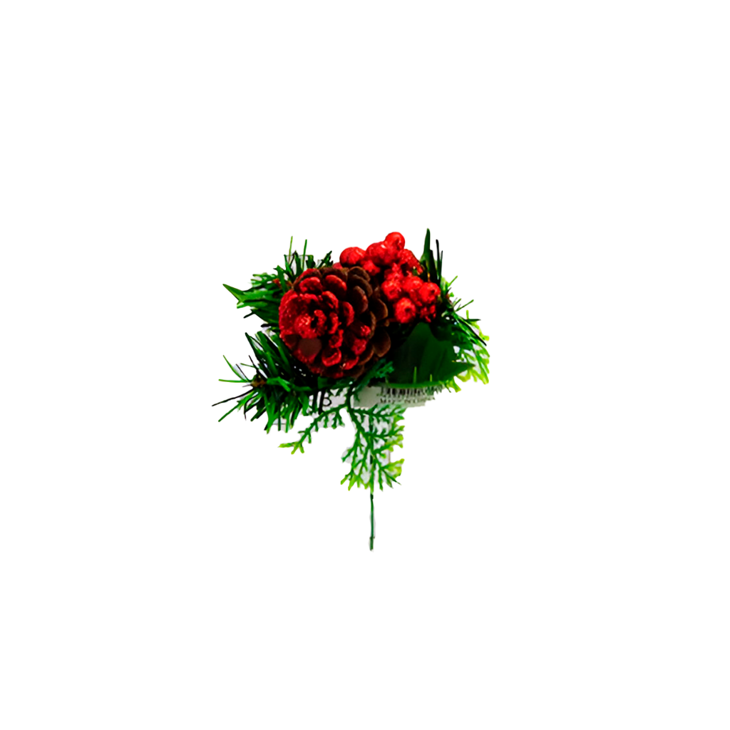 Rama navideña 19cm xh1462641r rojo