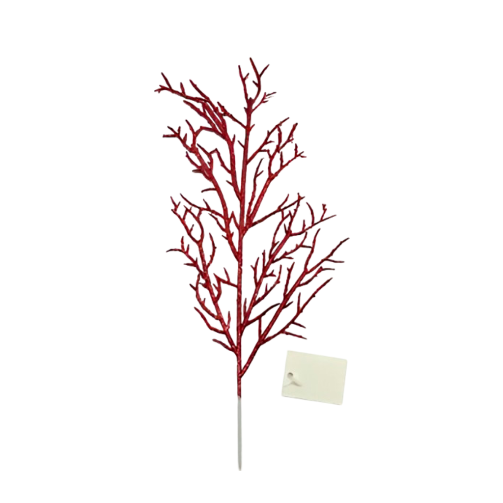 Rama navideña 37cm rojo
