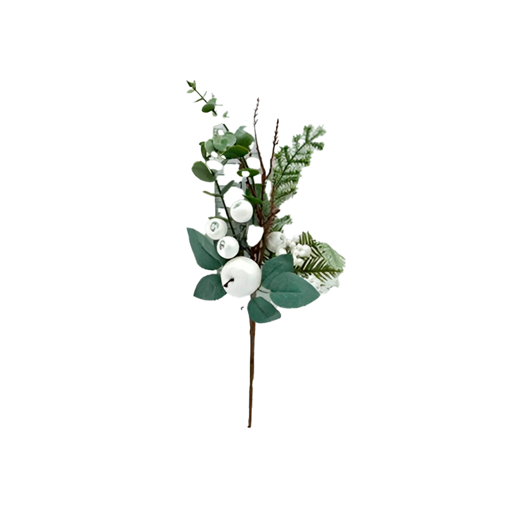 Rama navideña 42cm 2-cs2103-1367 blanco