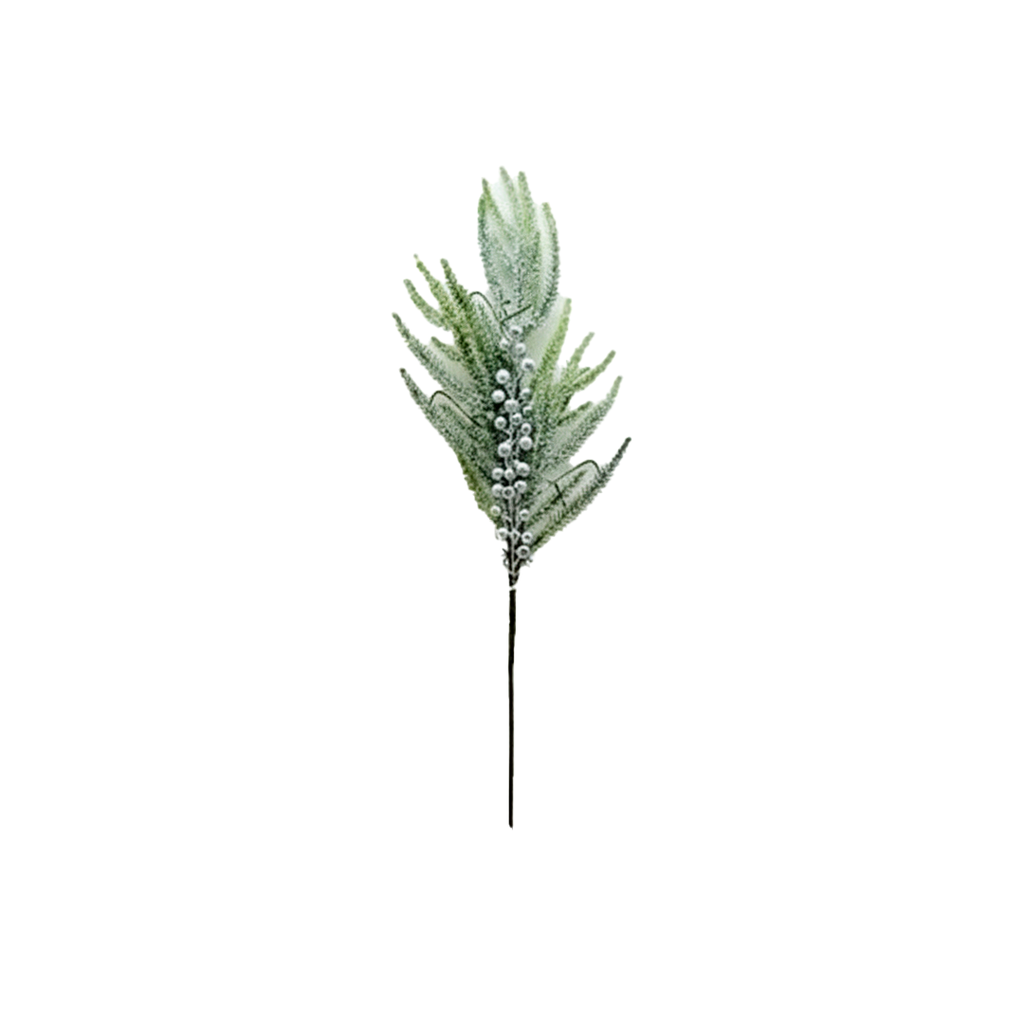 Rama navideña 70cm 0322138 plateado/verde