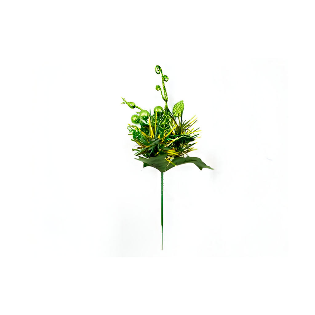 Rama navideña con marip 19cm xh1462129gr verde