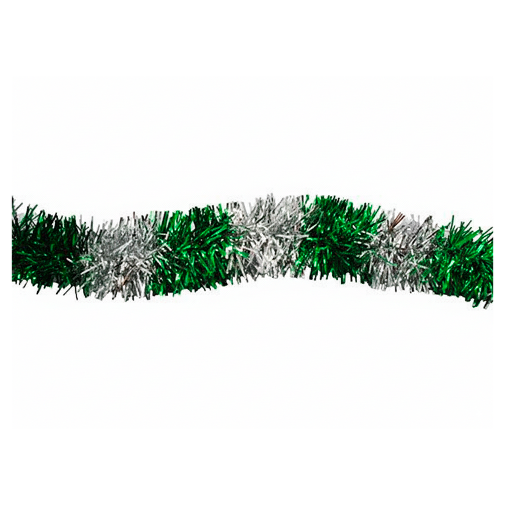 Sereno navideña 2.7mx5cm 2-cs1503-1459 verde/plateado