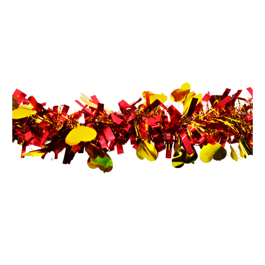 Sereno navideña 2.7mx9cm 2-cs1503-1432 rojo/dorado