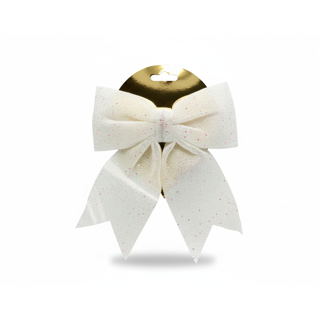 Chongo navideño 7x20cm blanco