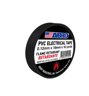 Tape electrico 3/4"x60'(20yd) et-914 abro negro