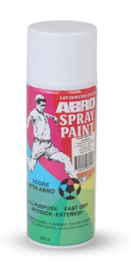 Pintura en spray abro 016 blanco brillante