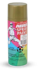 Pintura en spray abro 025 dorado