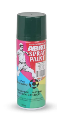 Pintura en spray abro 048 verde oscuro