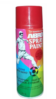 Pintura en spray abro 073 rojo fuego