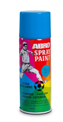 Pintura en spray abro 032 azul celeste