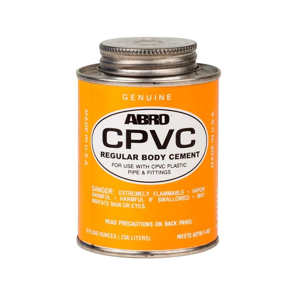 Pegamento cpvc en lata 4 onzas abro cpvc-04r