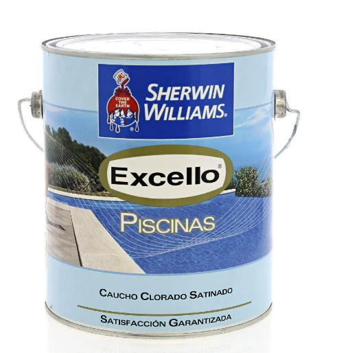 Pintura para piscina 1-galon a5l25 sherwin williams azul cristal