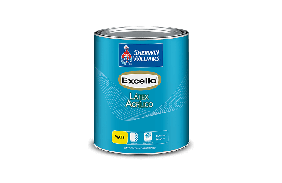 Pintura excello latex 1-galon sherwin williams blanco