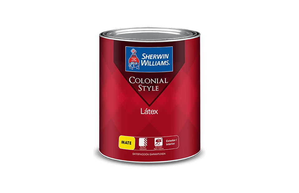 Pintura latex colonial 1-galon sherwin williams blanco