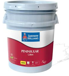 Pintura latex peninsular 1-cubeta sherwin williams blanco