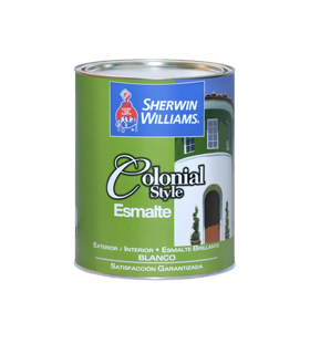 Base de aceite colonial exterior 1-galon sherwin williams blanco mate