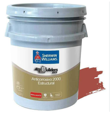 Cubeta de anticorrosivo para estructura sherwin williams c62rcr1 rojo