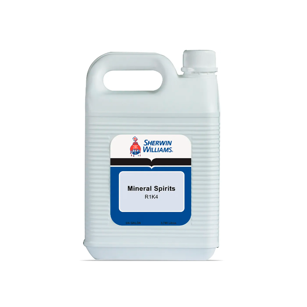 Diluyente mineral bote plastico para barniz 1-galon sherwin williams transparente
