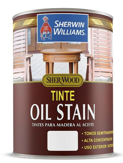 Tinte para madera de aceite sherwin williams nogal