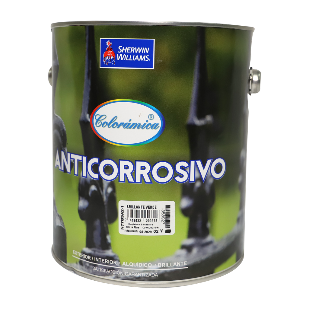 Anticorrosivo basico 1-galon sherwin williams n77gsa2 verde