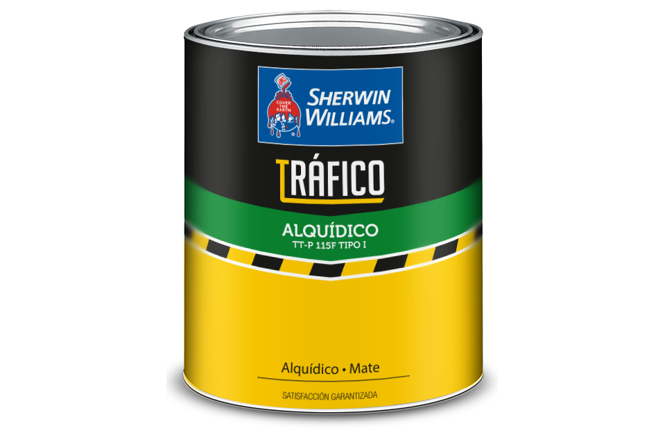 Kem pintura trafico alquidico 1-galon sherwin williams amarillo