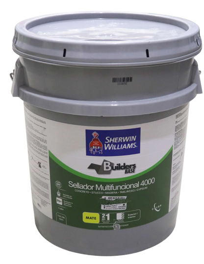 Cubeta de sellador multifuncional 400 sherwin williams blanco mate