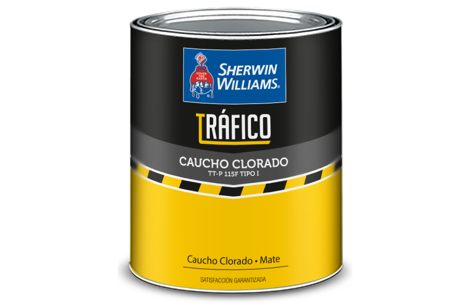 Kem pintura trafico caucho clorao 1-galon sherwin williams amarillo