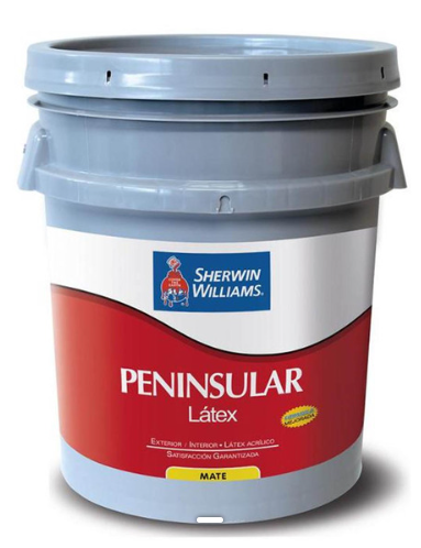 Base latex peninsular 1-cubeta sherwin williams extra blanco satinado