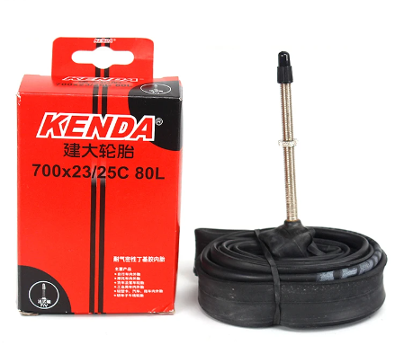 Neumatico de caucho para bicicleta 700x23/25c f/v kenda negro